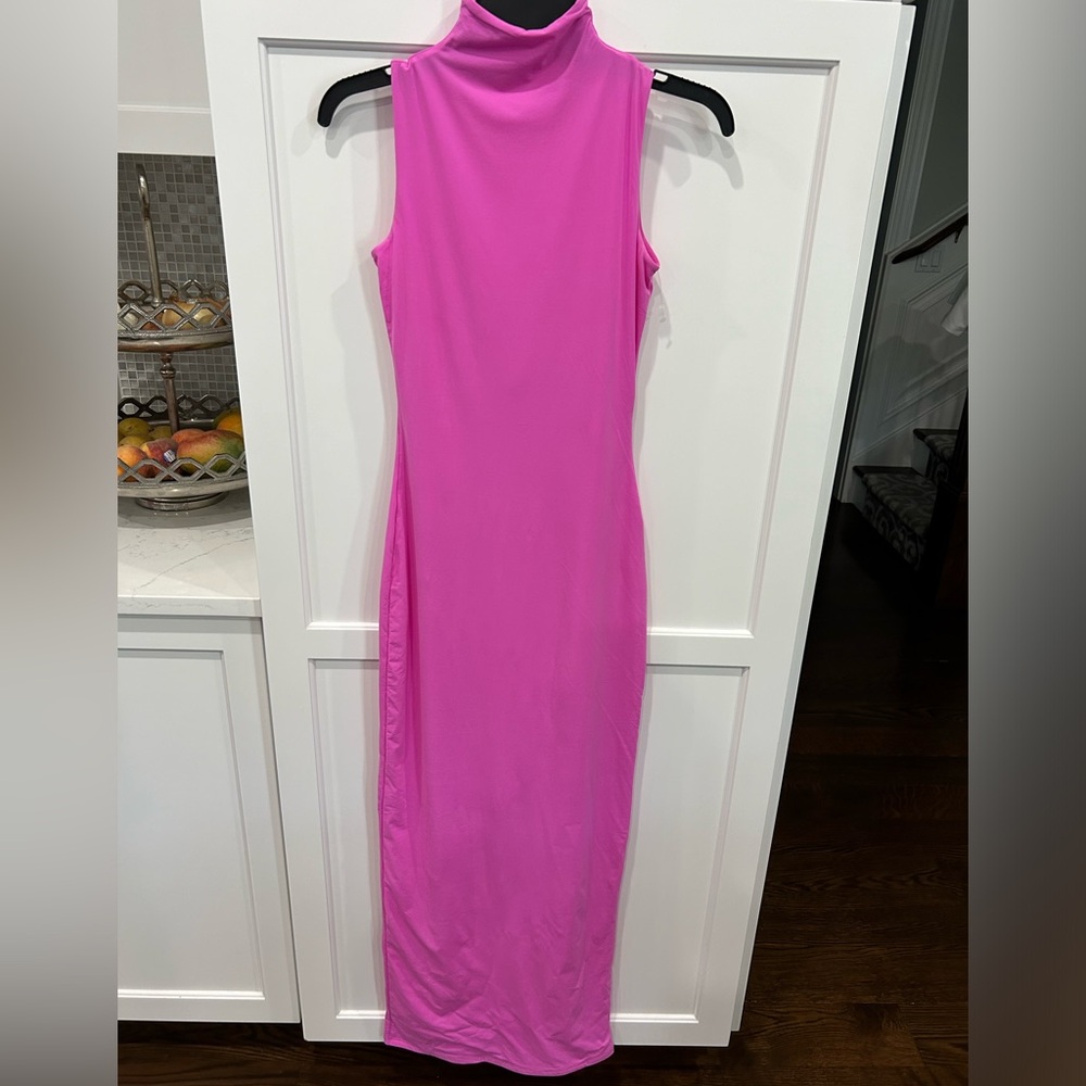 SKIMS Pink Maxi Dress
